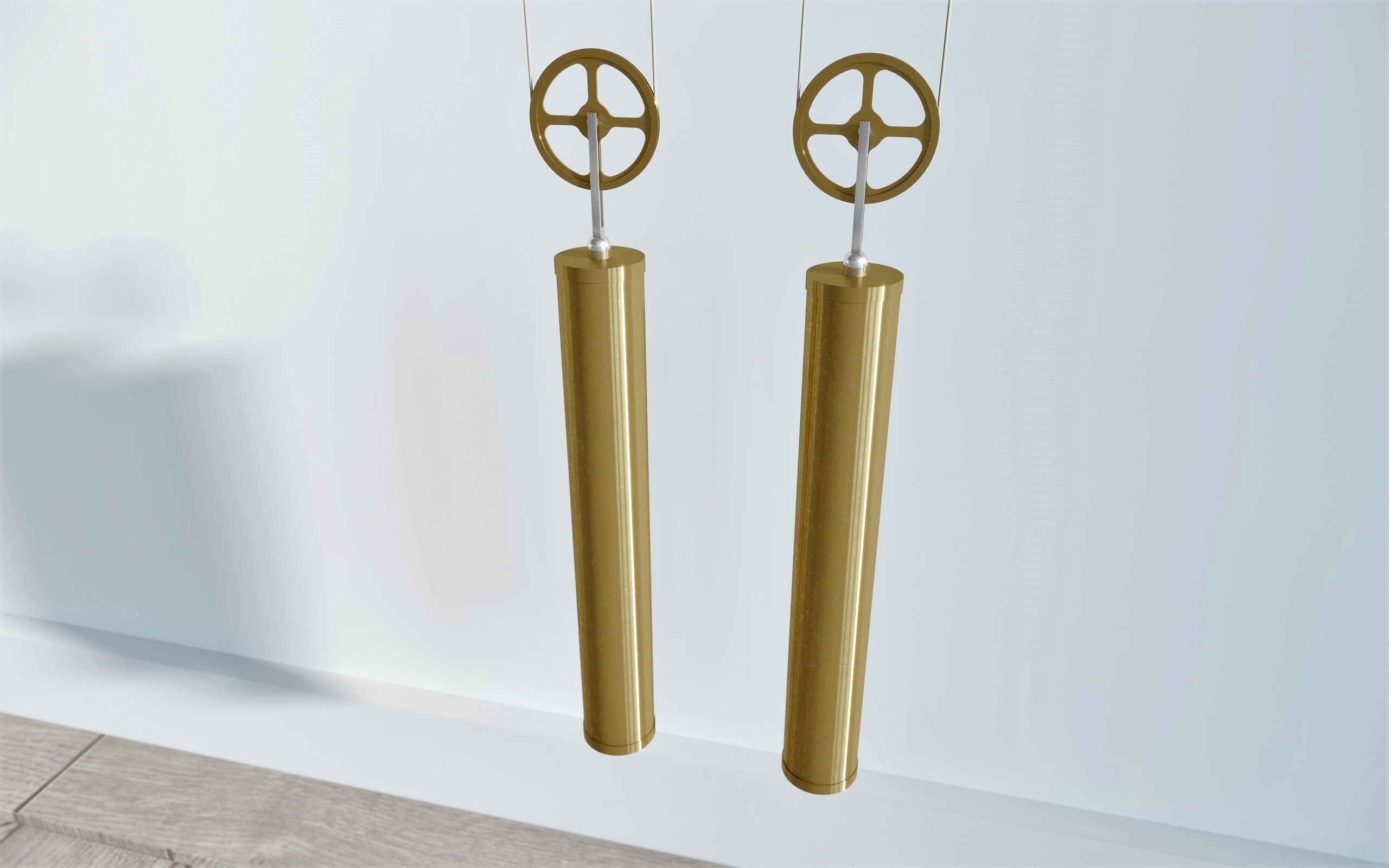 Interior design clock meganism 3D model_9