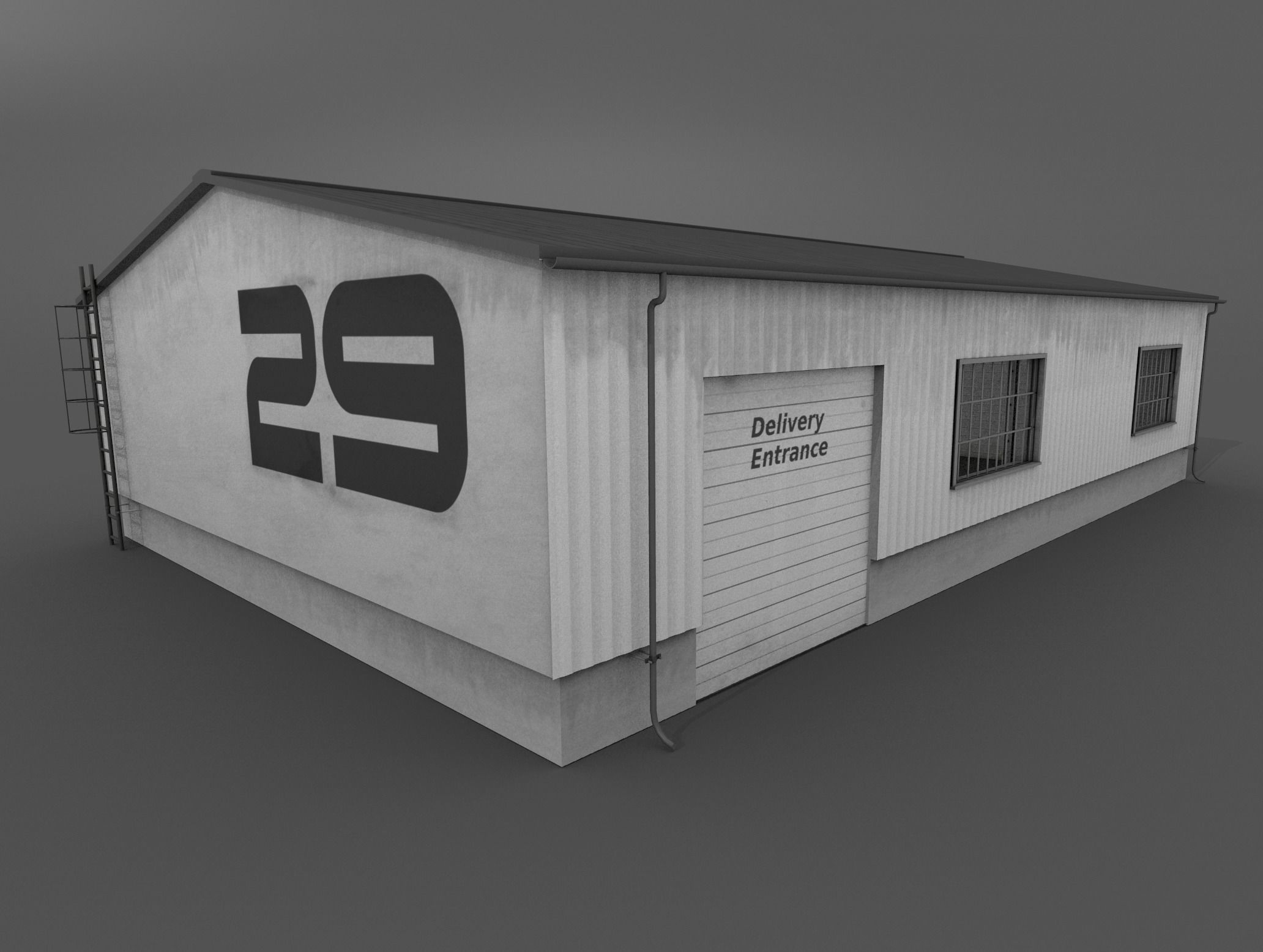 Warehouse Pack Low-poly 3D model_3