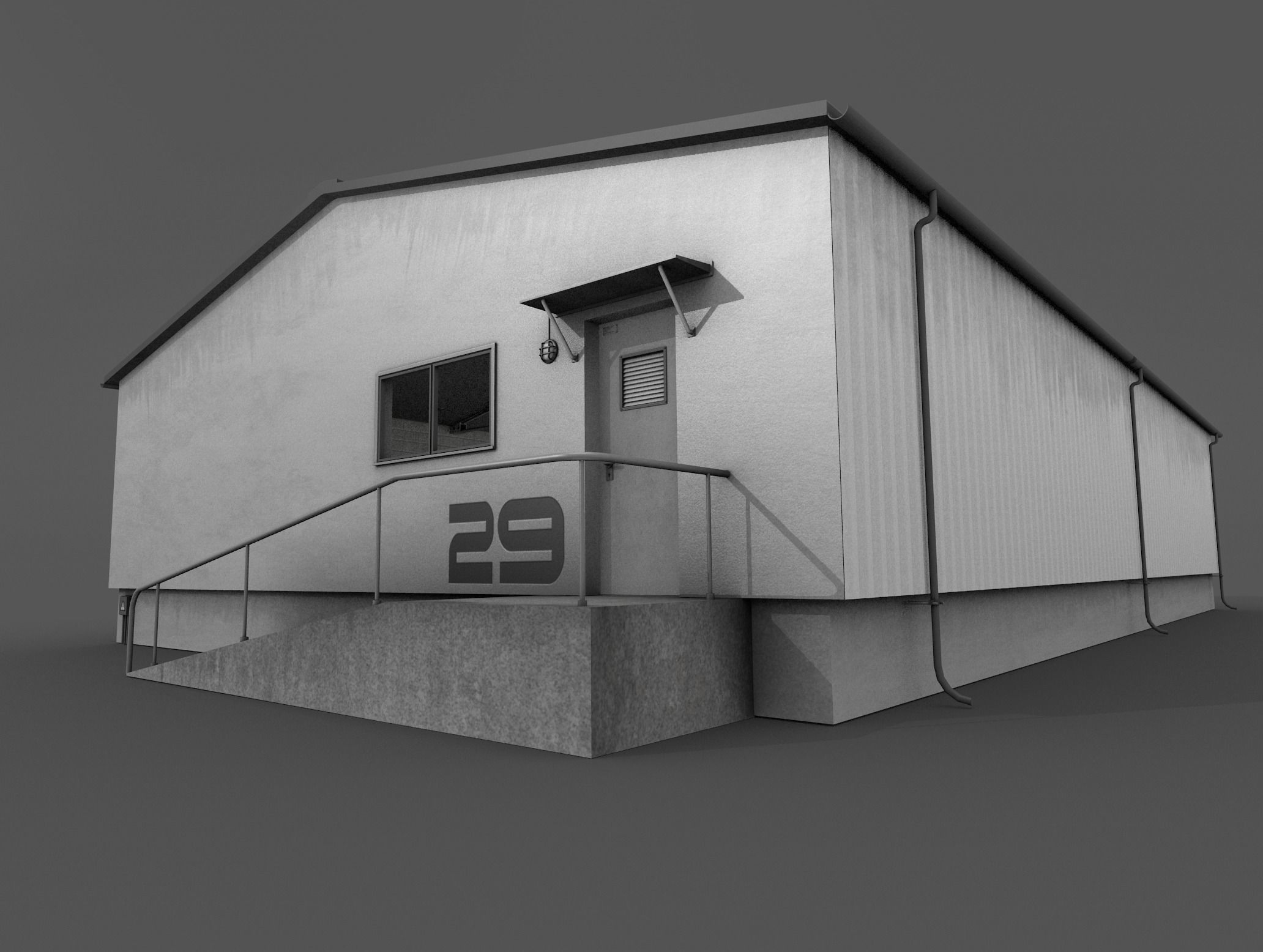 Warehouse Pack Low-poly 3D model_5