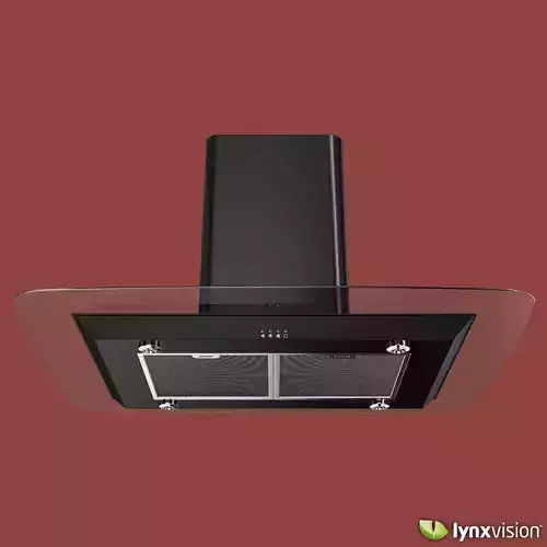Black Island Mounted Cooker Hood