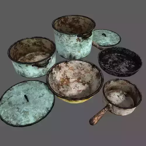 Utensil Dishes Dirt Kitchen Set