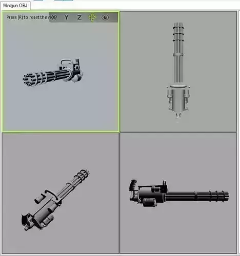 mini gun for my game