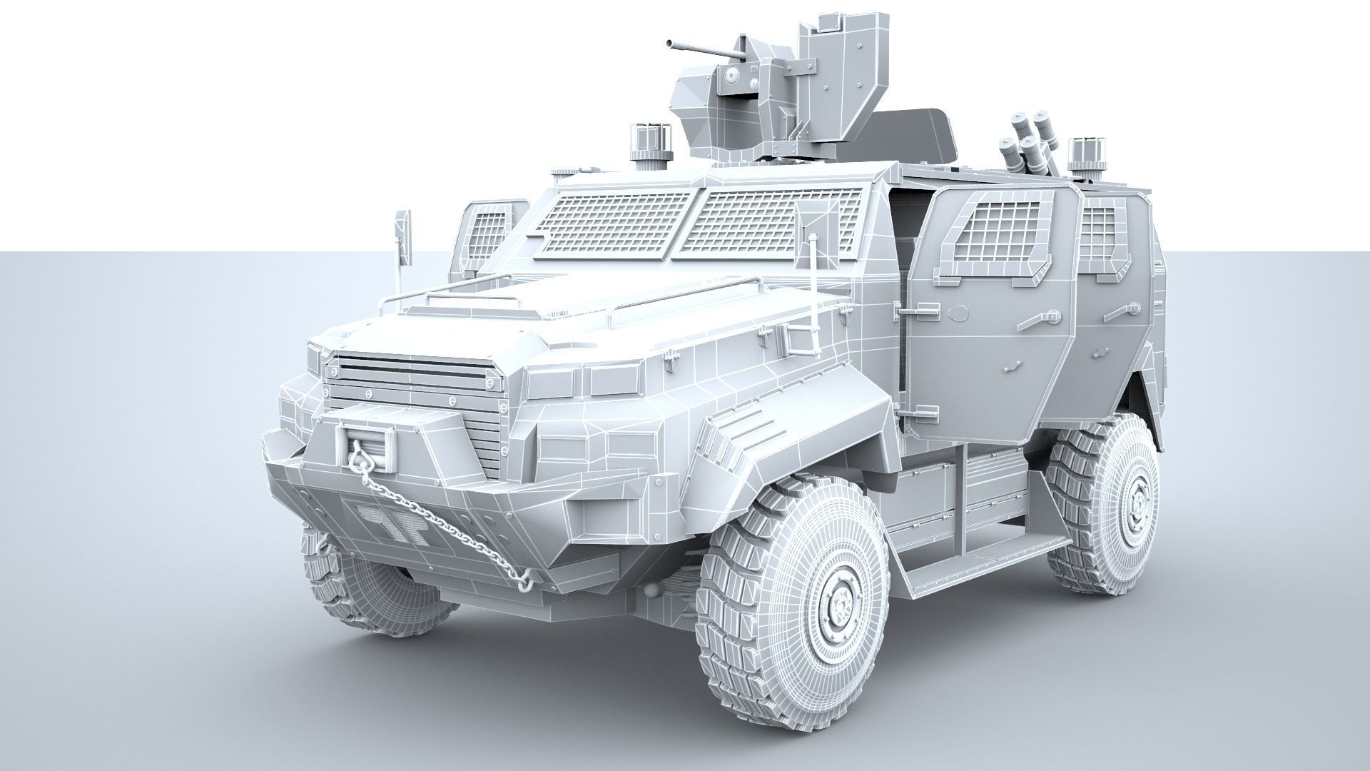 Ejder Yalcin - Armored  Military 3D model_1