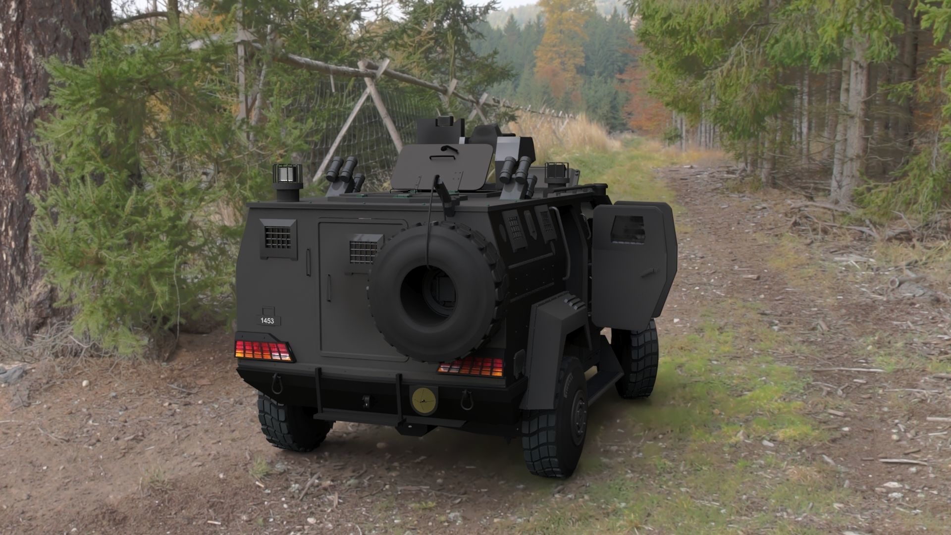 Ejder Yalcin - Armored  Military 3D model_8