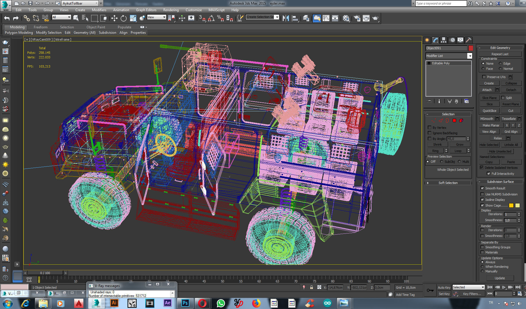 Ejder Yalcin - Armored  Military 3D model_10