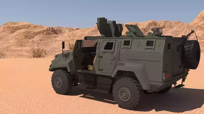 Ejder Yalcin - Armored  Military 3D model