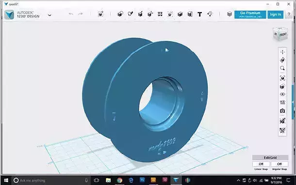 54mm-center spool model