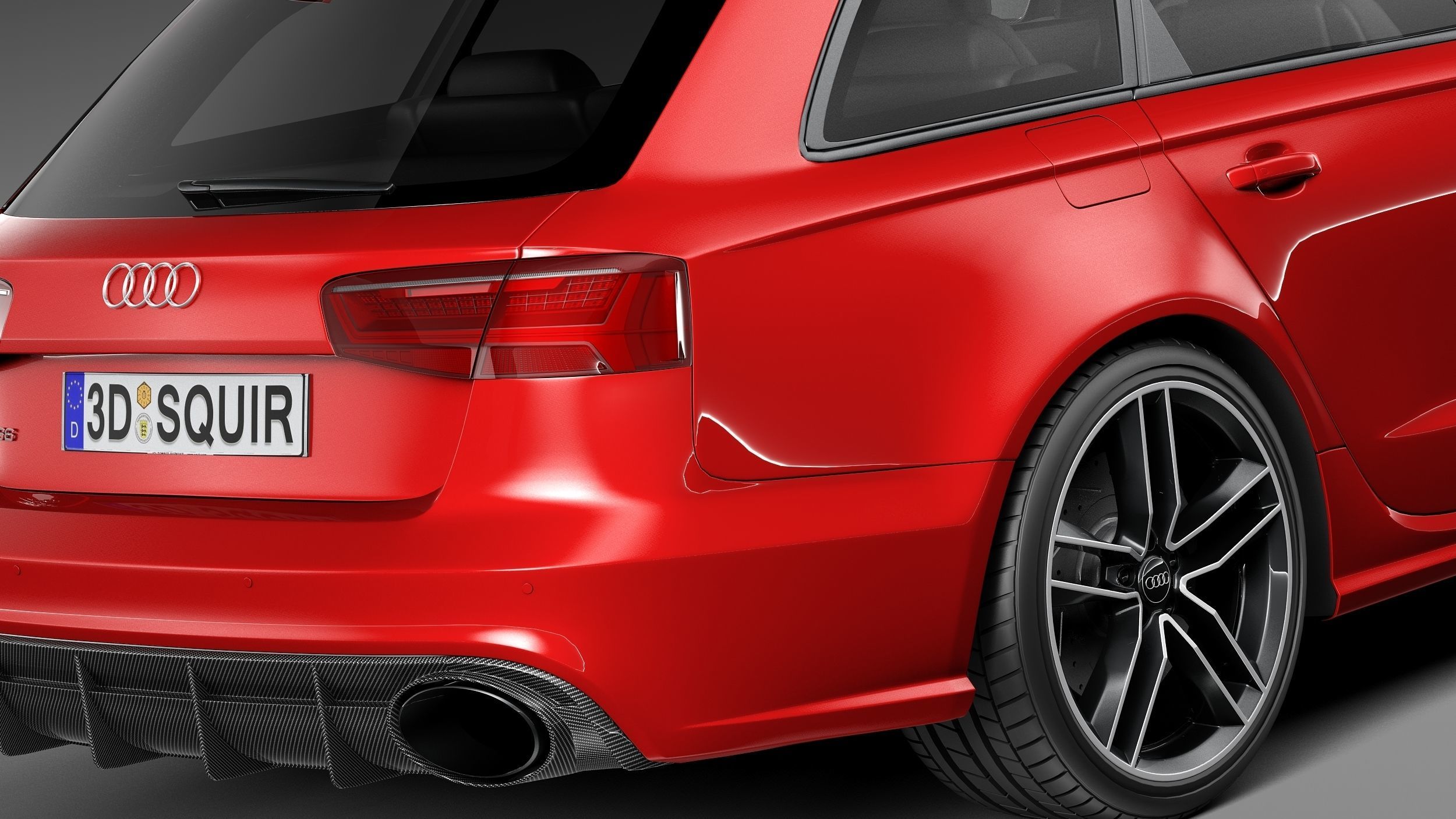 Audi RS6 Avant 2015 3D model_3
