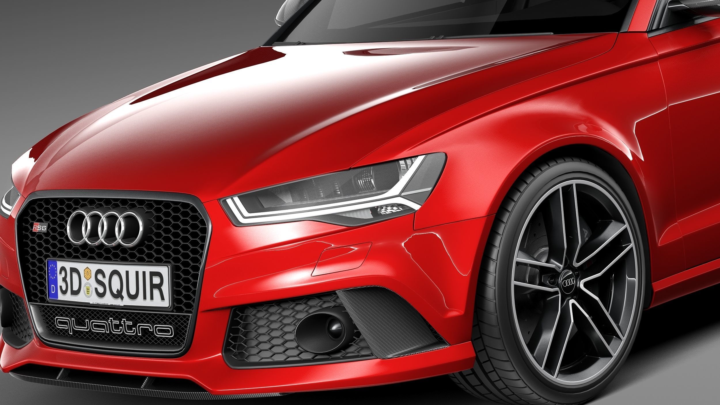 Audi RS6 Avant 2015 3D model_2
