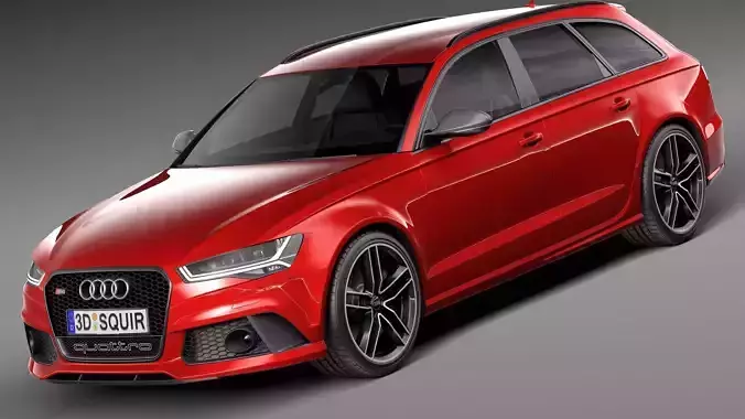 Audi RS6 Avant 2015 3D model