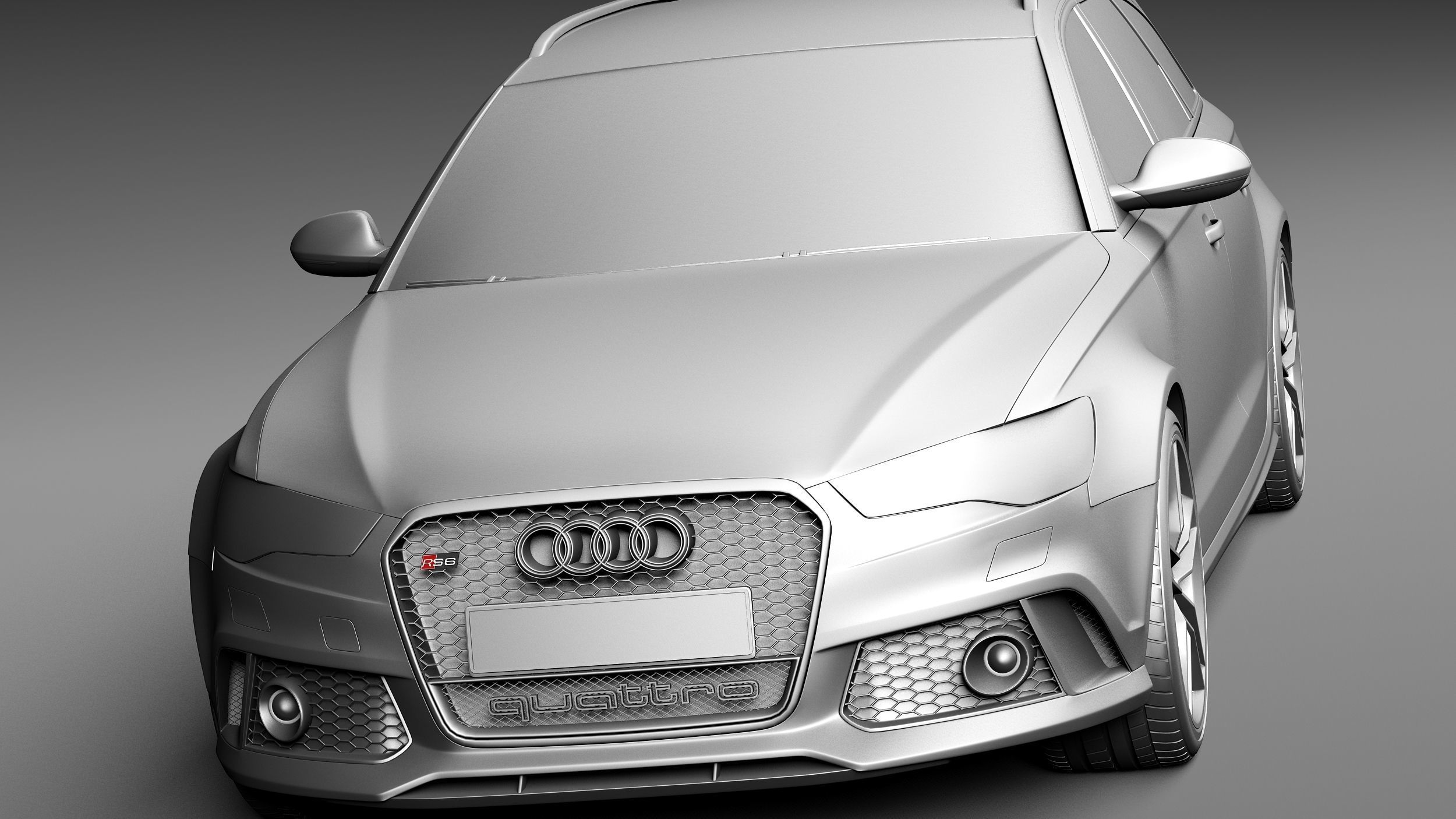 Audi RS6 Avant 2015 3D model_9