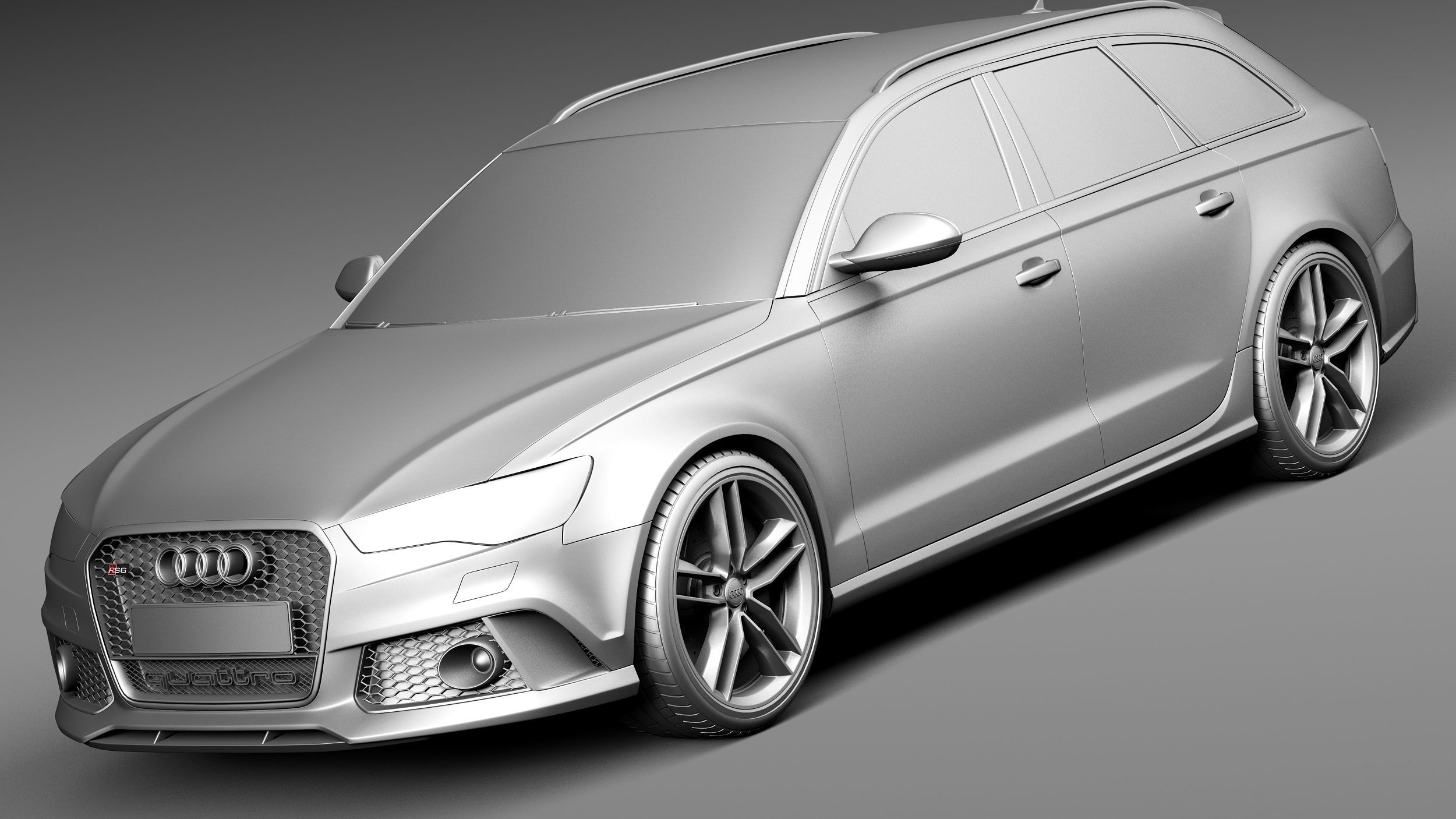 Audi RS6 Avant 2015 3D model_8