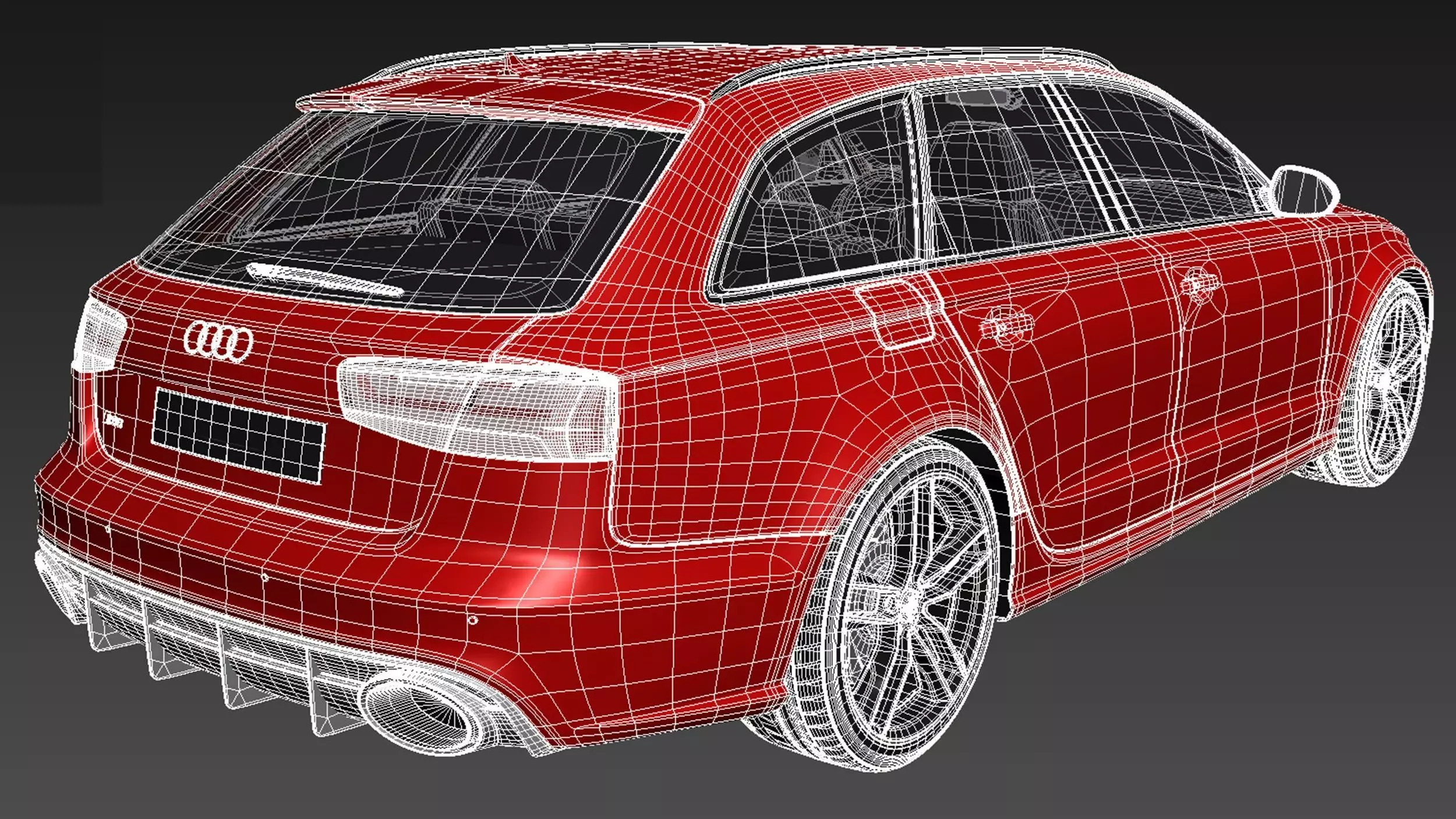 Audi RS6 Avant 2015 3D model_17