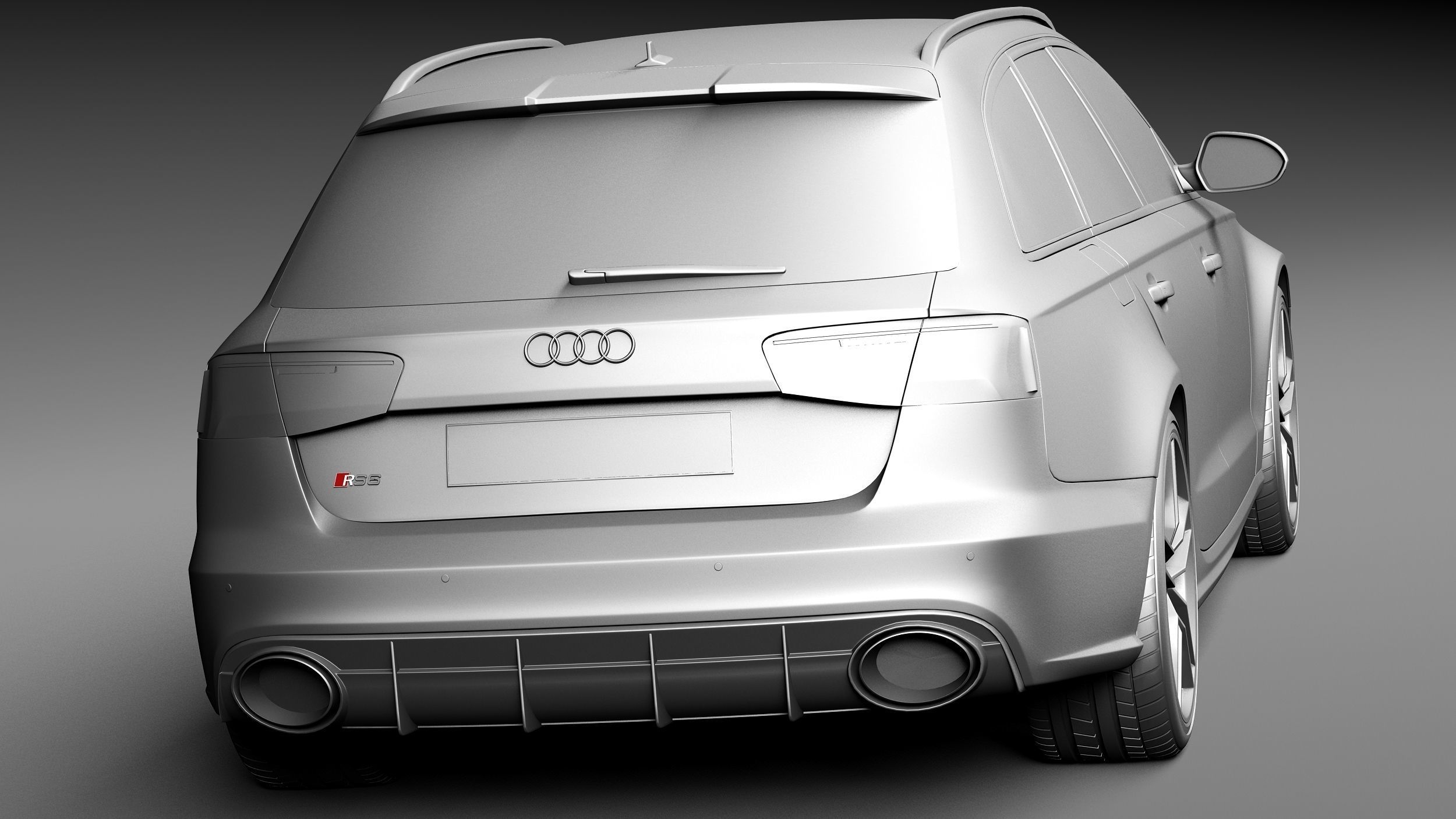Audi RS6 Avant 2015 3D model_13