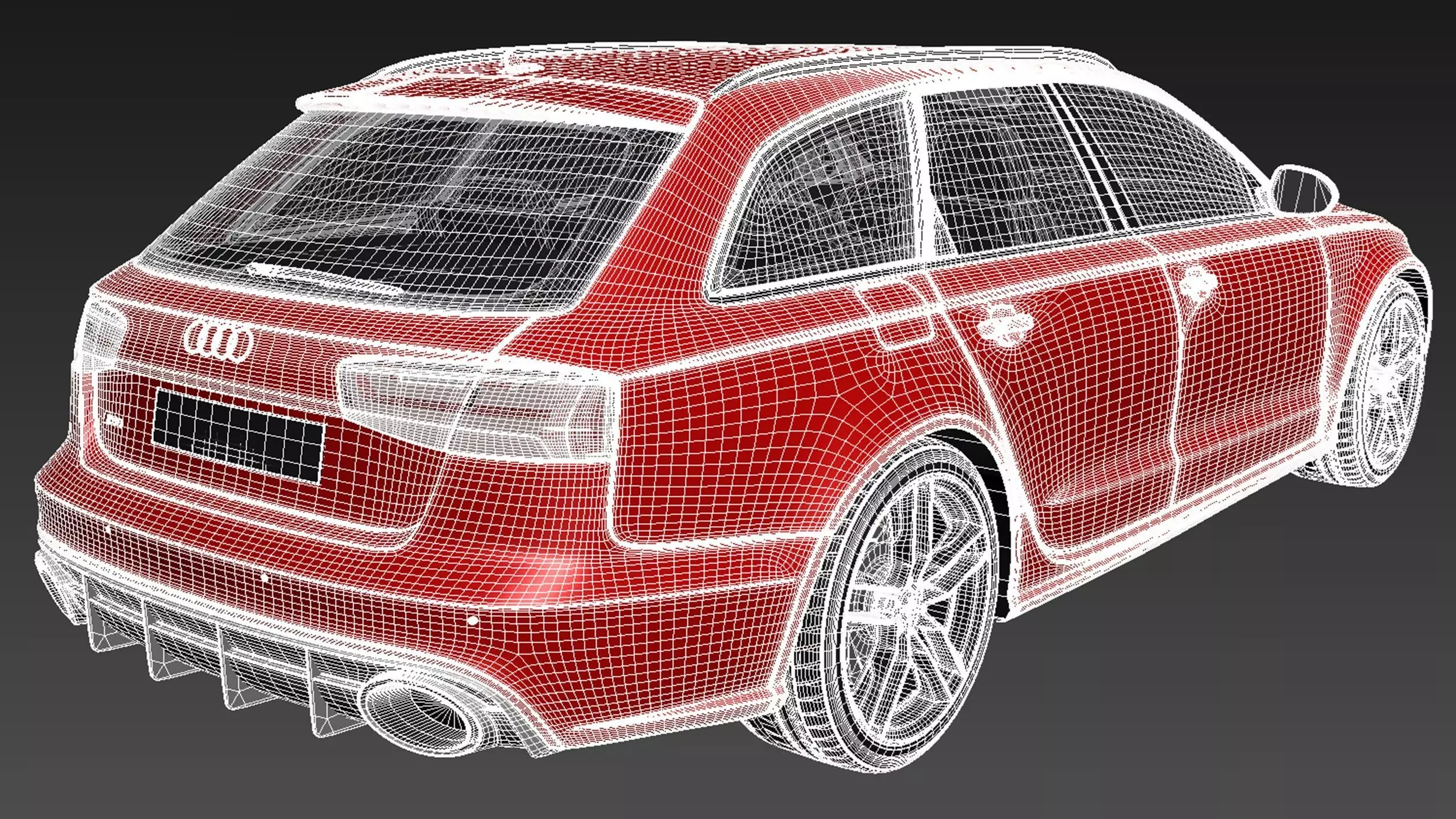 Audi RS6 Avant 2015 3D model_19