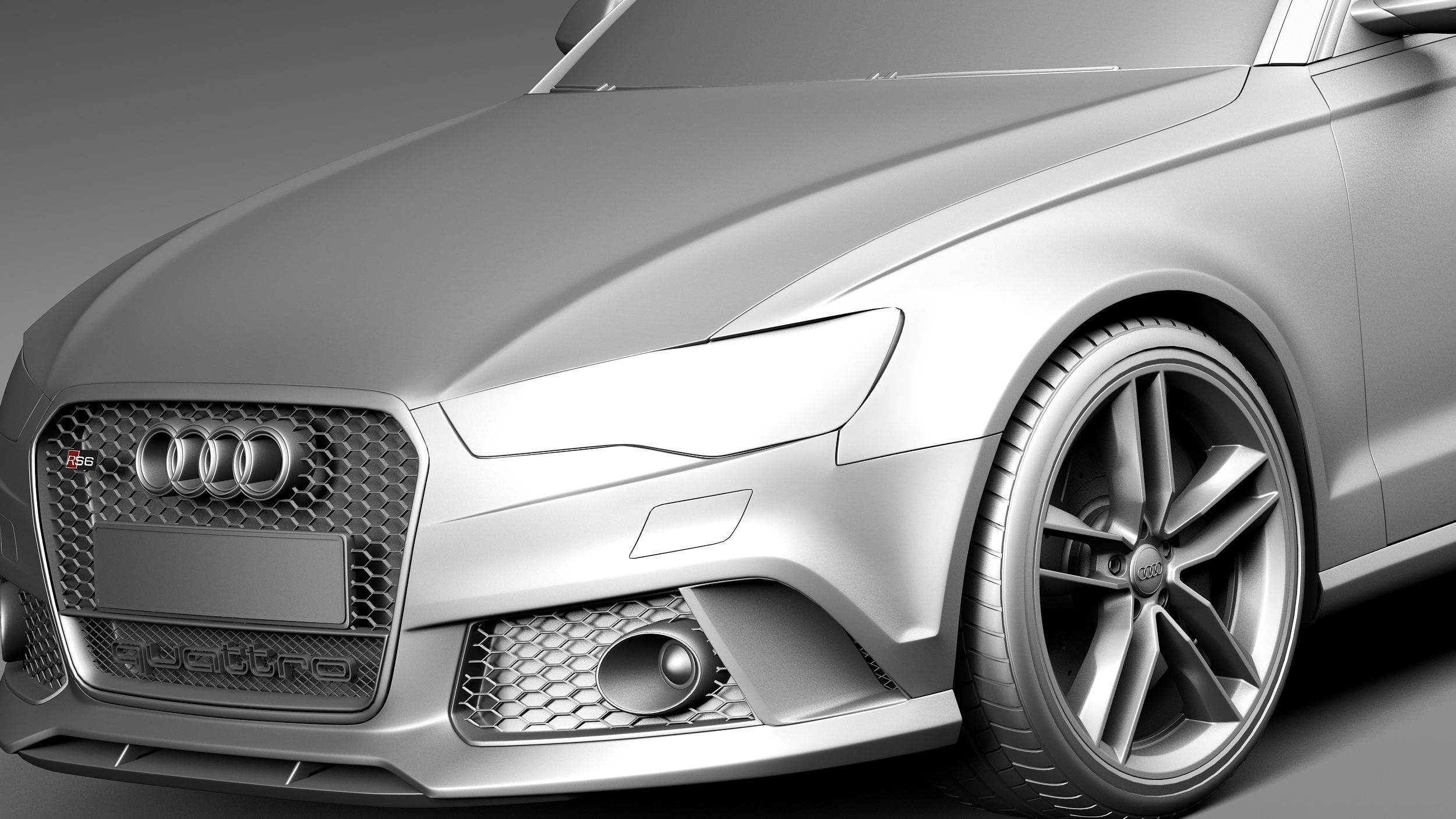 Audi RS6 Avant 2015 3D model_10