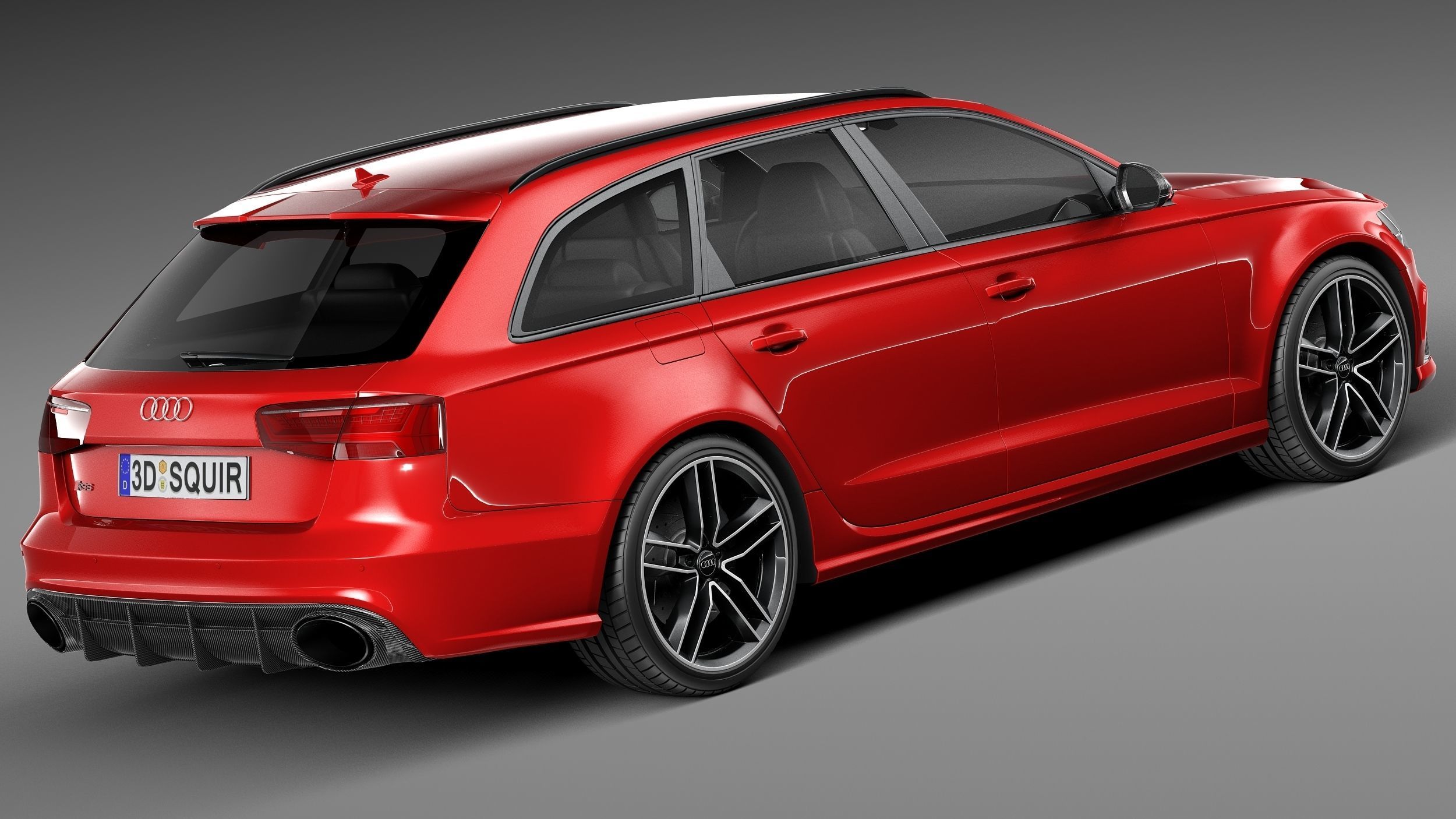 Audi RS6 Avant 2015 3D model_4