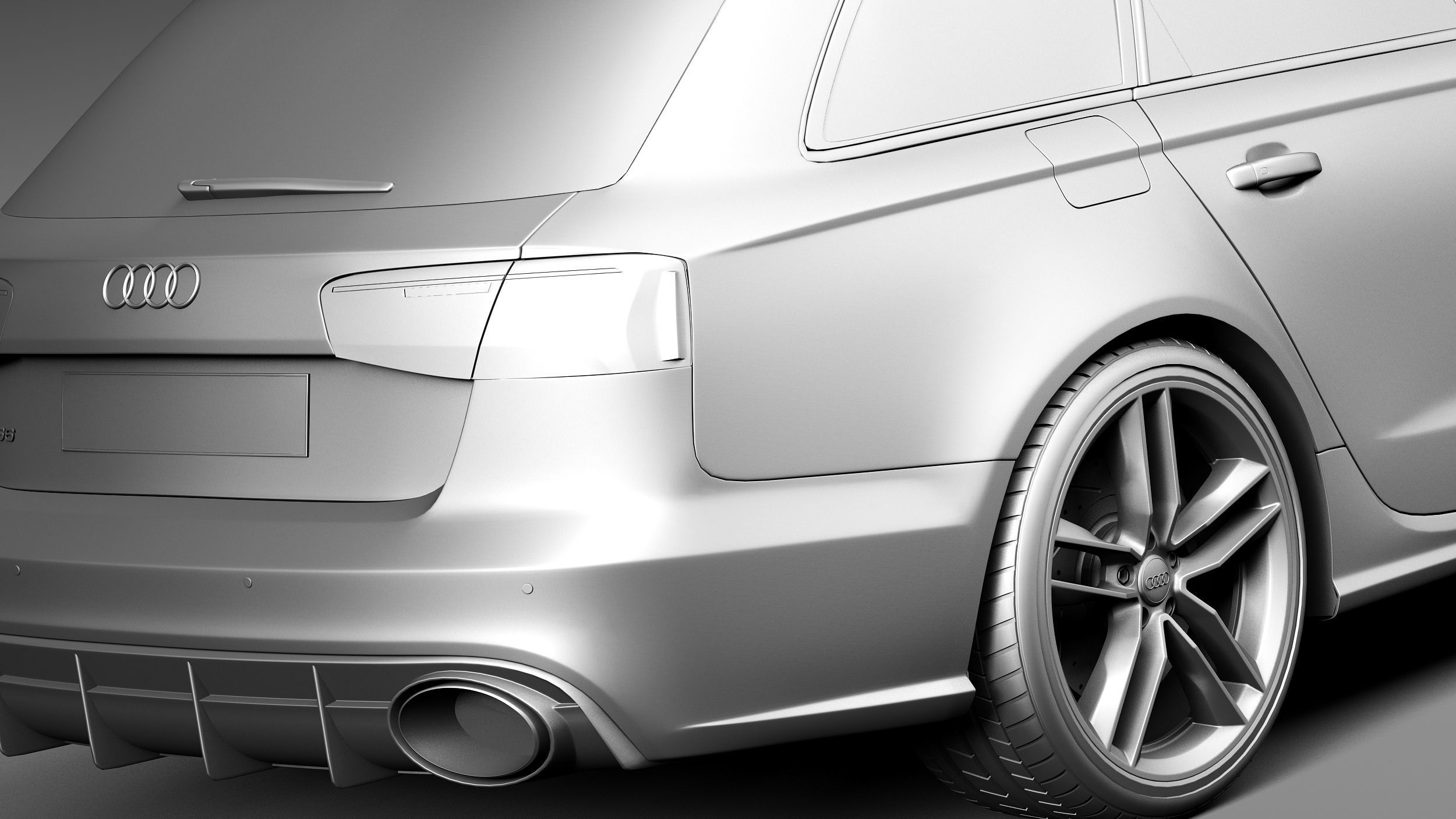 Audi RS6 Avant 2015 3D model_11