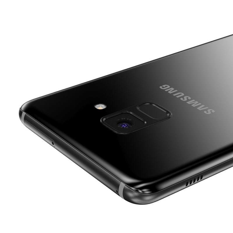 E3D - Samsung Galaxy A8 2018 Black model 3D model_4