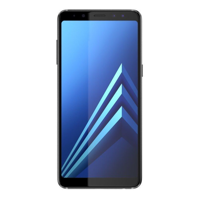 E3D - Samsung Galaxy A8 2018 Black model 3D model_3