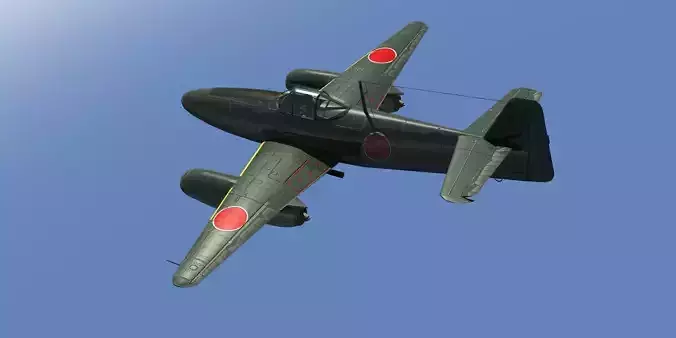 Japan NAVY NAKAJIMA Experimental Special Attack Aircraft KIKKA