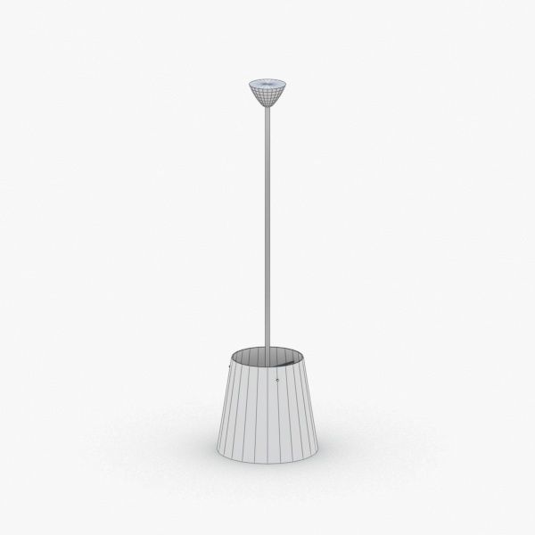 1485 - Hanging Lamp Low-poly 3D model_3