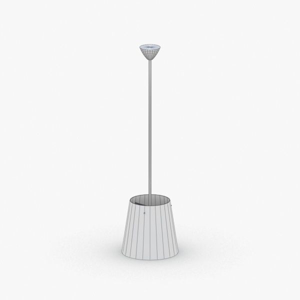 1485 - Hanging Lamp Low-poly 3D model_4