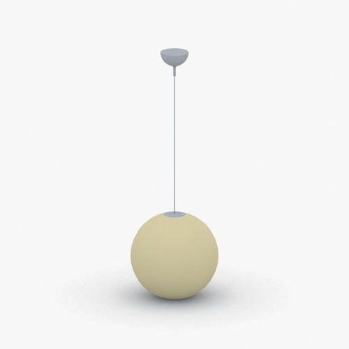 1490 - Hanging Lamp Low-poly 3D model