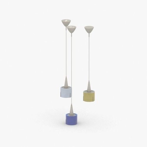 1491 - Chandelier Lamp Low-poly 3D model