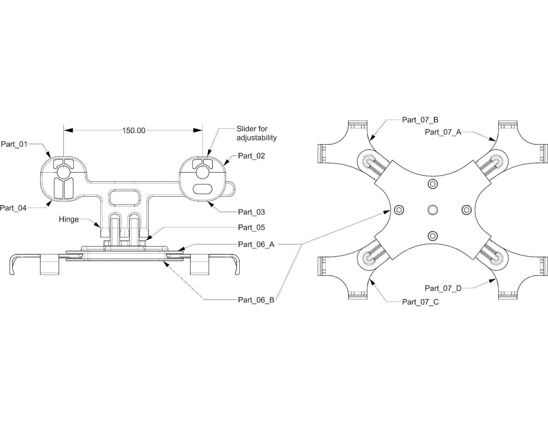 Ipad Holder for Car Seat Headrest 3D print model_5
