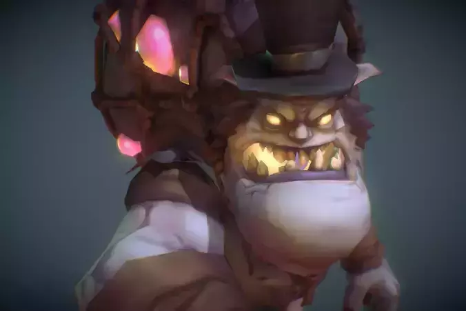 Ghoul Boss - Low Poly Hand Painted