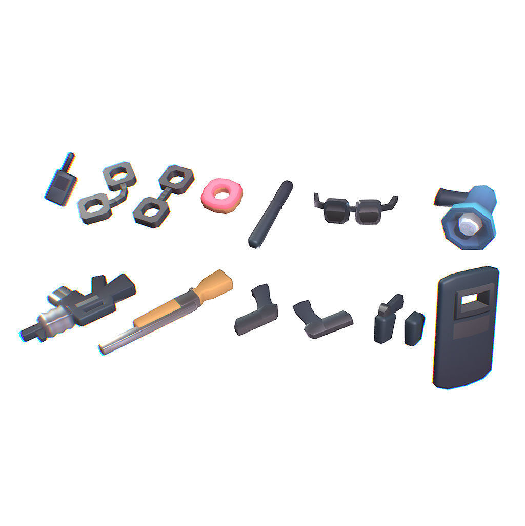 Police Station - Proto Series Low-poly 3D model_14