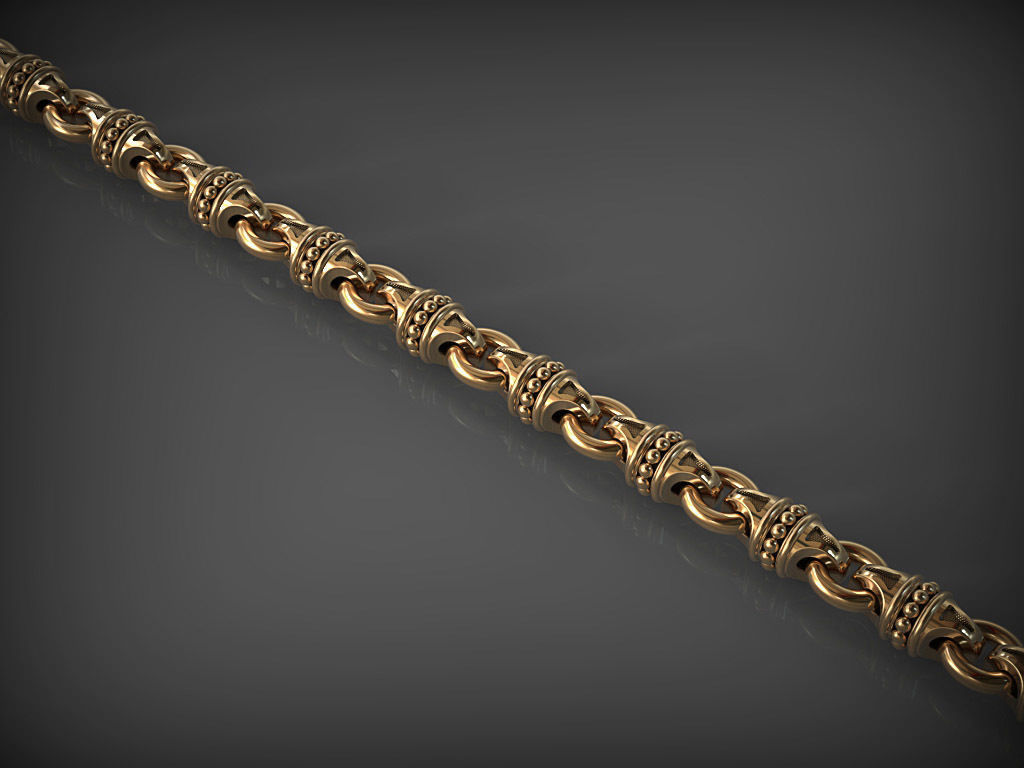 Chain link 117 3D print model_1