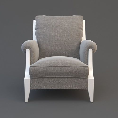 Armchair 3D model 5