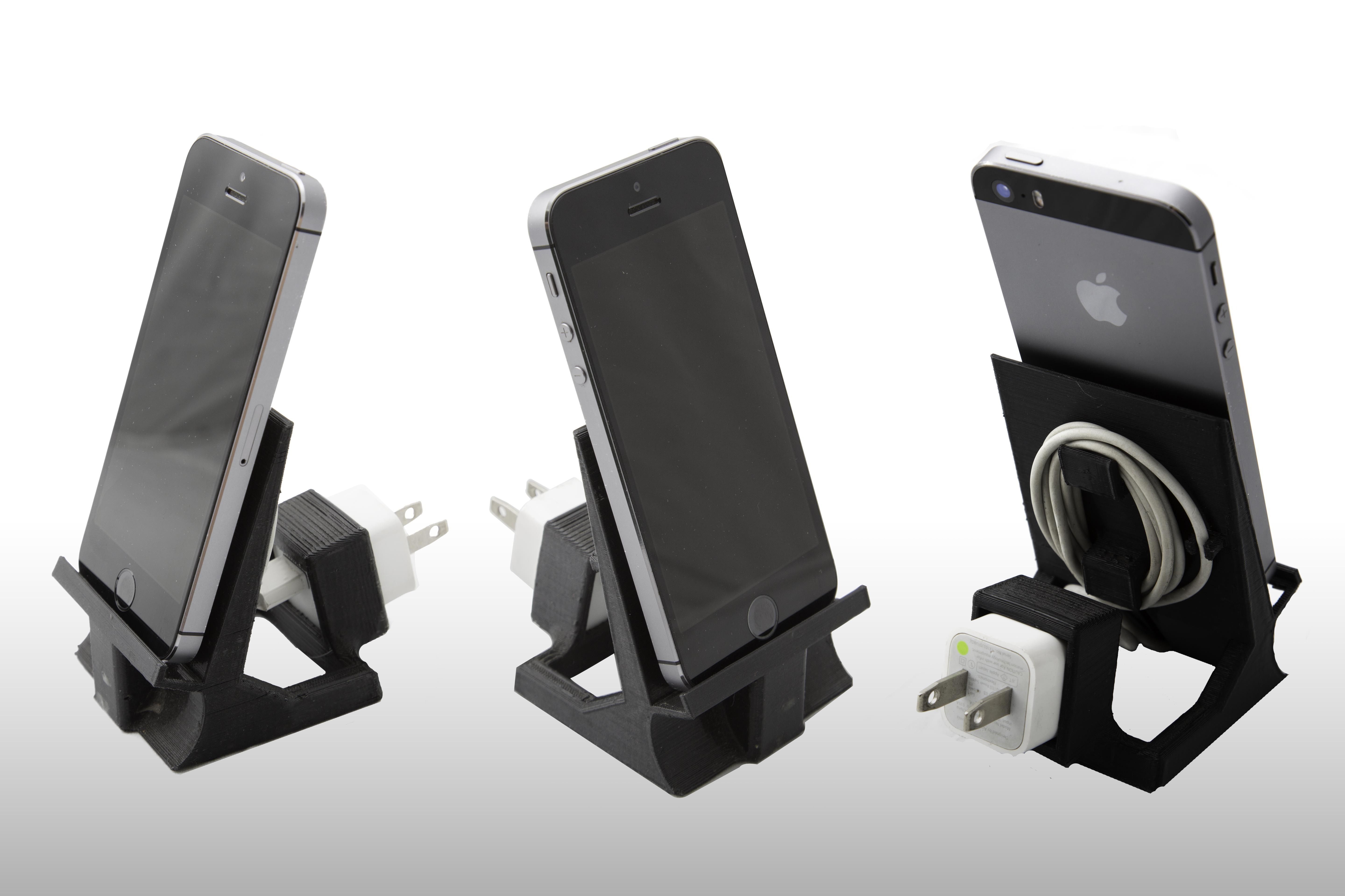 iPhone 5 6 or iPad Mini Stand with speaker... 3D Model 3D ...