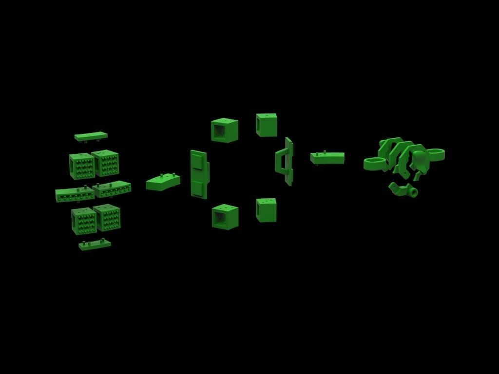 Bracelet with rubber 3D print model_9