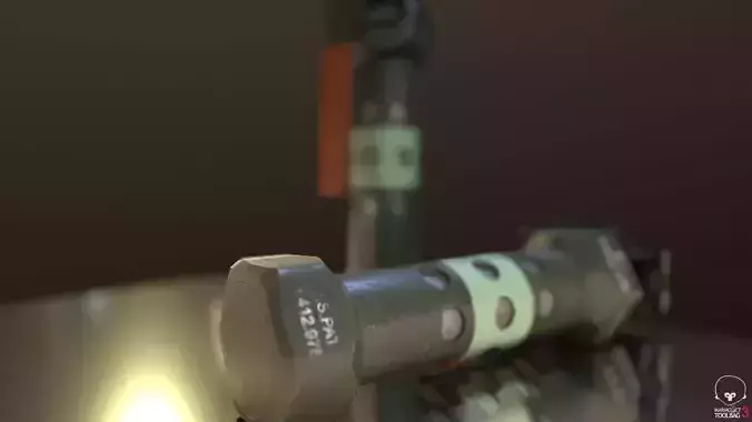Stun Grenade Low-poly 3D model