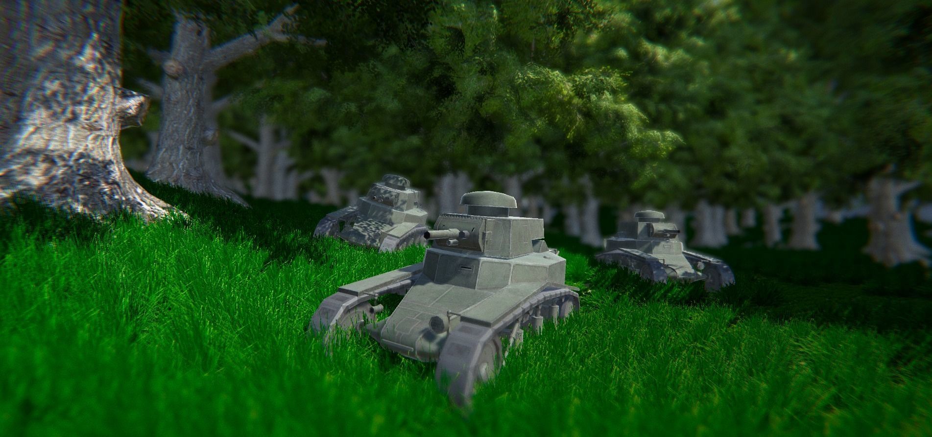 MC-1 USSR Toon Tank -Big- Free low-poly 3D model_4