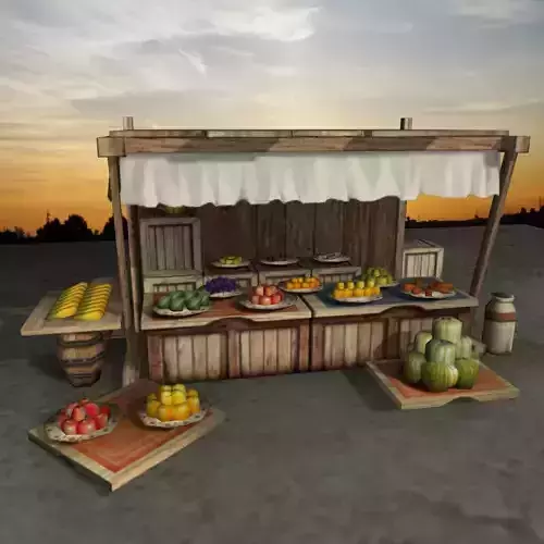 Medieval Fruit Shop