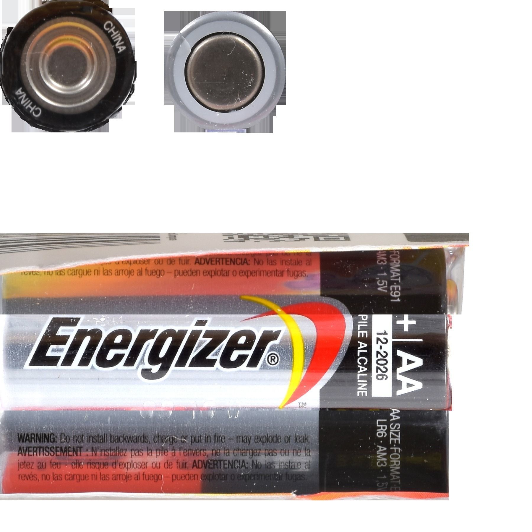 battery pack of energizer batteries on table Low-poly 3D model_17