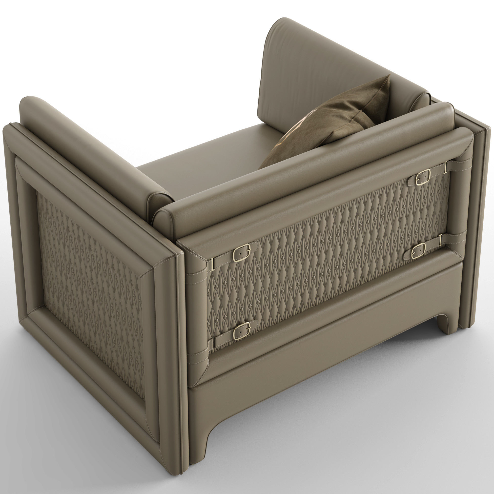 Turri numero tre armchair 3D model_2
