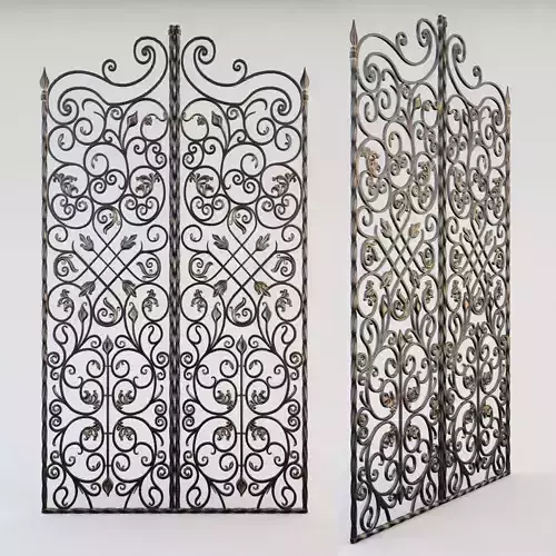 Decorative grille 3D model