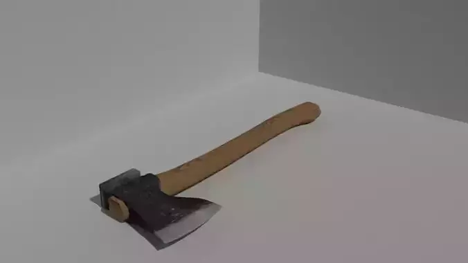 axe lowpoly Low-poly 3D model