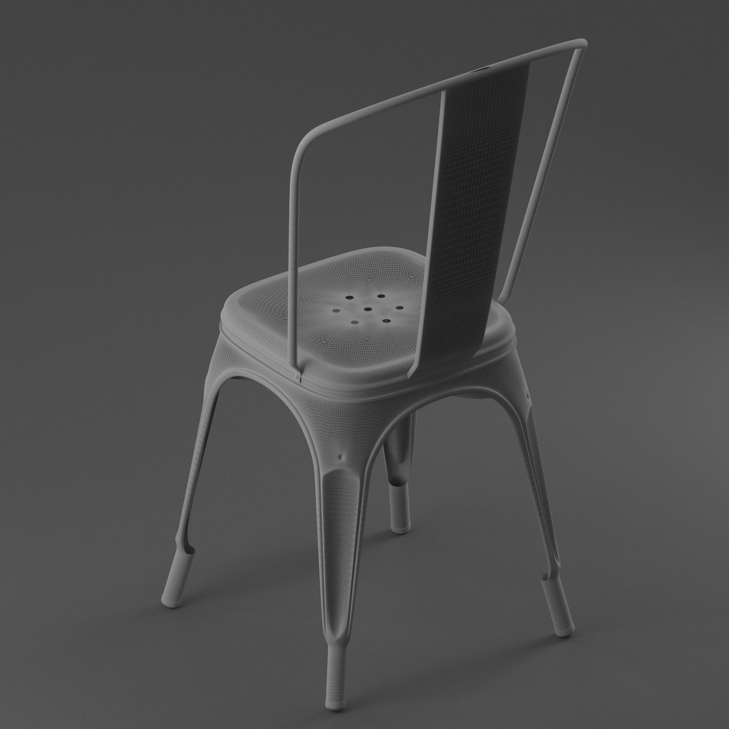 Tolix A chair 3D model_11