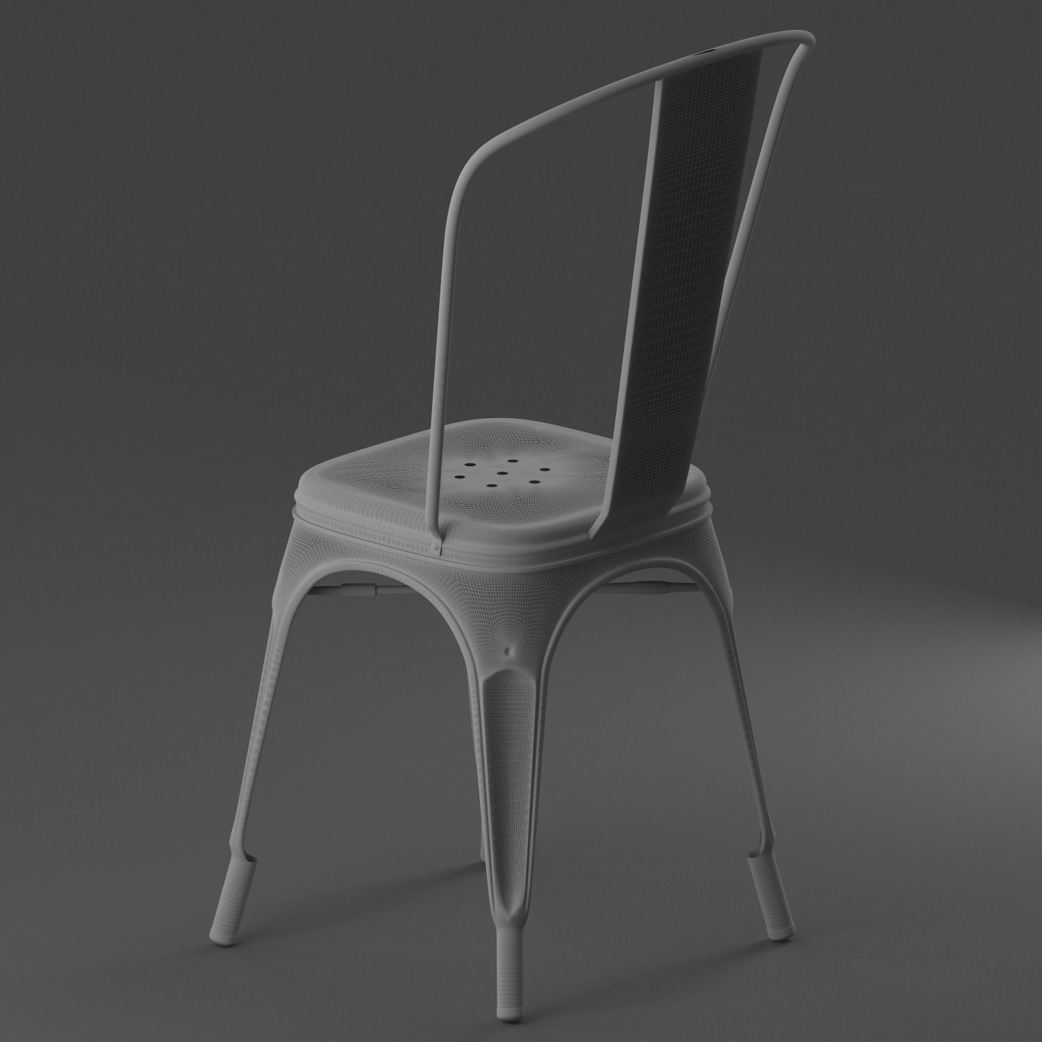 Tolix A chair 3D model_13