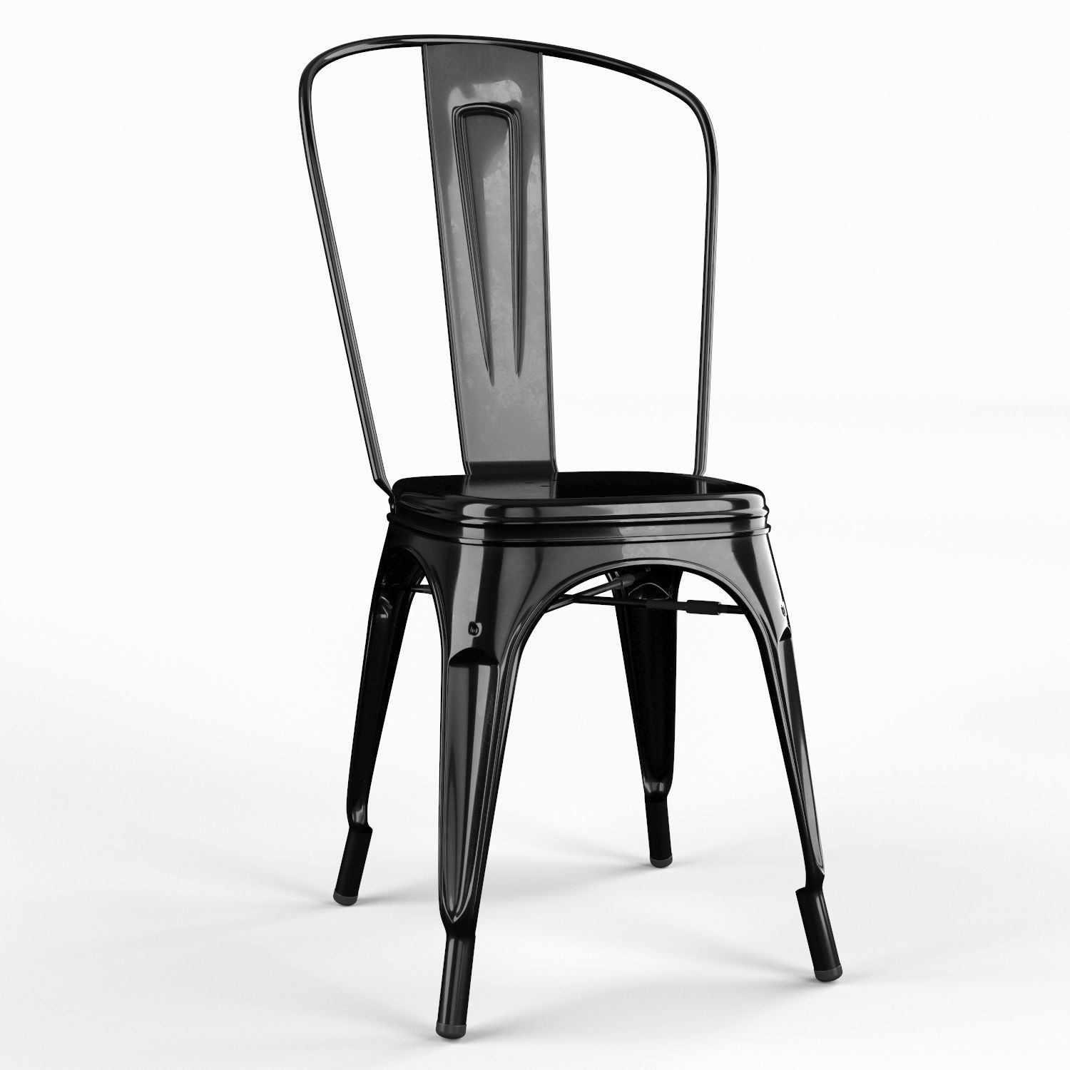 Tolix A chair 3D model_1