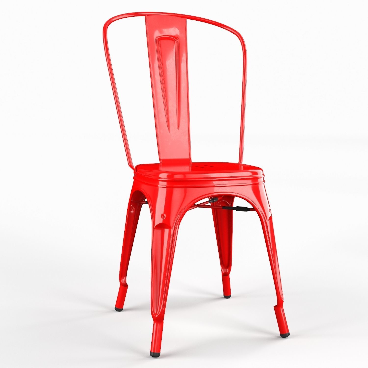 Tolix A chair 3D model_2