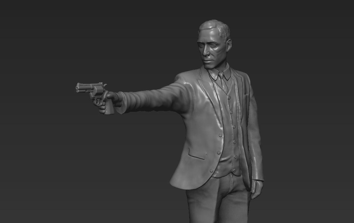 Al Pacino Michael Corleone Godfather full color 3D printing 3D print model_32