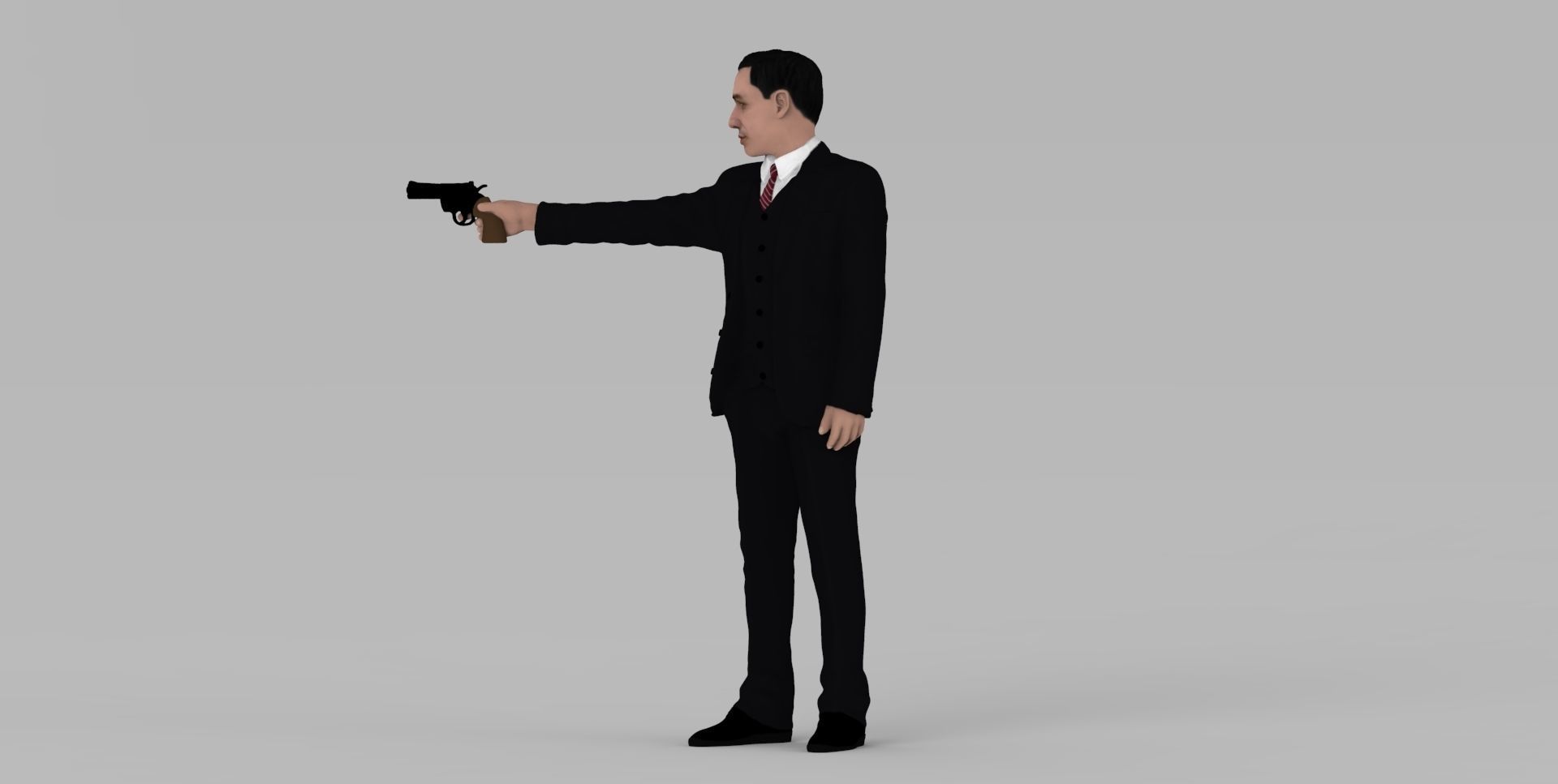 Al Pacino Michael Corleone Godfather full color 3D printing 3D print model_9