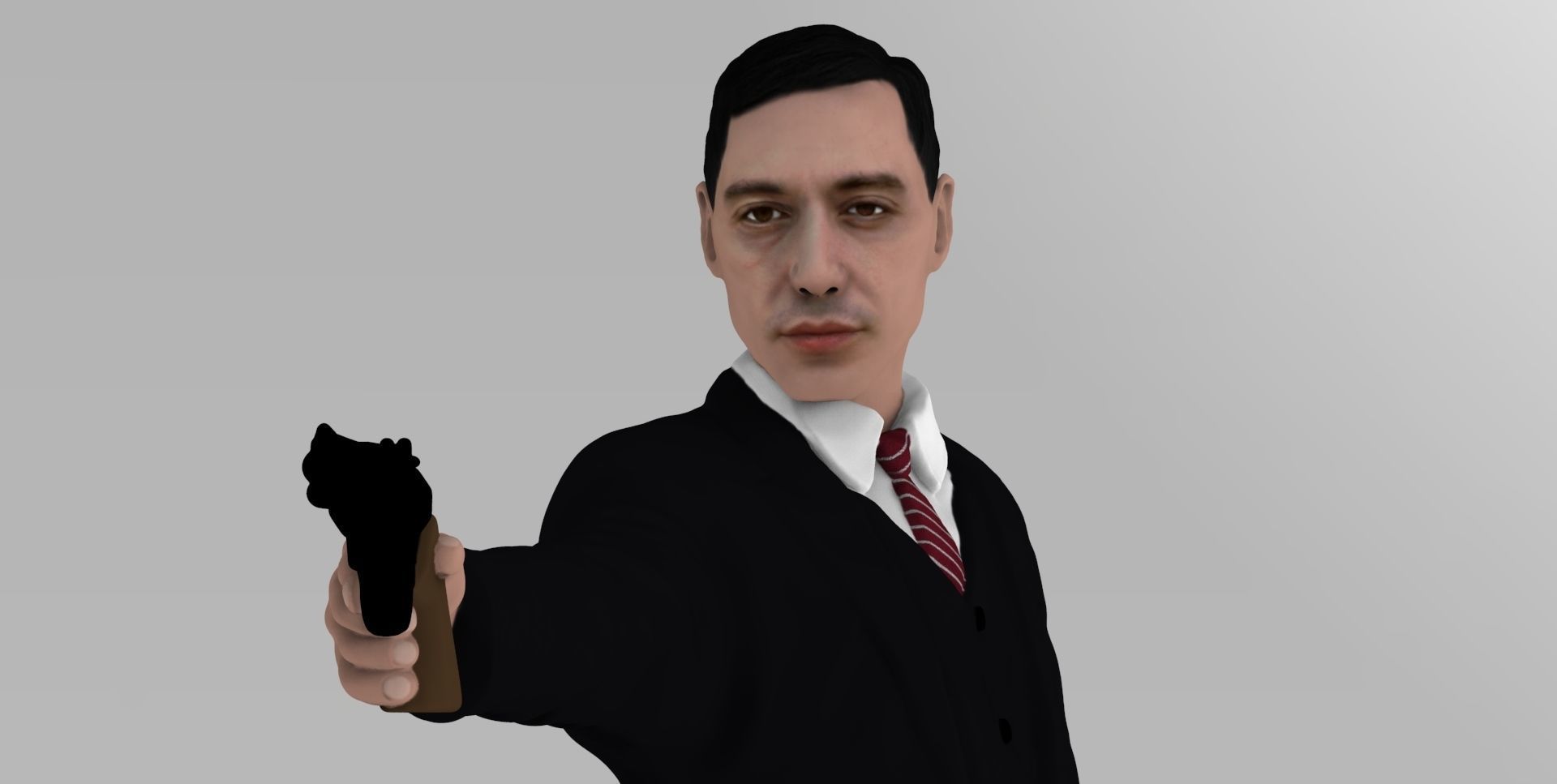 Al Pacino Michael Corleone Godfather full color 3D printing 3D print model_7